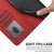 OnePlus 15 Cubic Skin Feel Flip Leather Phone Case - Red