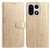 OnePlus 15 Daisy Embossed Leather Phone Case - Gold