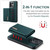 OnePlus 15 DG.MING M1 Series 3-Fold Multi Card Wallet + Magnetic Phone Case - Green