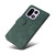 OnePlus 15 Dual-color Splicing Flip Leather Phone Case - Green