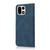 OnePlus 15 Dual-color Stitching Leather Phone Case - Blue Green