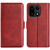 OnePlus 15 Dual-side Magnetic Buckle Horizontal Flip Leather Phone Case - Red