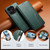 OnePlus 15 Elastic Wristband Magnetic Suction Leather Phone Case - Green