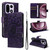 OnePlus 15 Embossed Sunflower Pattern Flip Leather Phone Case - Purple
