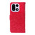 OnePlus 15 Embossed Sunflower Pattern Flip Leather Phone Case - Red