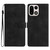 OnePlus 15 Flower Butterfly Embossing Pattern Leather Phone Case - Black