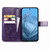 OnePlus 15 Four-leaf Clasp Embossed Buckle Leather Phone Case - Purple