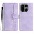 OnePlus 15 Heart Pattern Skin Feel Leather Phone Case - Purple