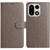 OnePlus 15 Lambskin 8-card Slot Leather Phone Case - Grey