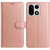 OnePlus 15 Lambskin 8-card Slot Leather Phone Case - Rose Gold