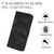 OnePlus 15 Line Pattern Skin Feel Leather Phone Case - Black