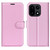OnePlus 15 Litchi Texture Horizontal Flip Leather Phone Case with Holder - Pink
