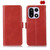 OnePlus 15 Magnetic Crazy Horse Texture Genuine Leather RFID Phone Case - Red