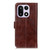OnePlus 15 Retro Crazy Horse Texture Leather Phone Case - Brown