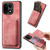 OnePlus 15 Retro Leather Card Bag Magnetic Phone Case - Pink