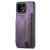 OnePlus 15 Retro Leather Zipper Wallet Back Phone Case - Purple
