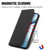 OnePlus 15 Retro Skin Feel Magnetic Flip Leather Phone Case - Black