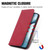 OnePlus 15 Retro Skin Feel Magnetic Flip Leather Phone Case - Red