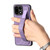 OnePlus 15 Retro Wristband Holder Leather Back Phone Case - Purple