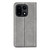 OnePlus 15 Retro-skin Magnetic Suction Leather Phone Case - Grey