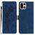 OnePlus 15 Rose Flower Embossing Pattern Leather Phone Case - Dark Blue