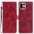 OnePlus 15 Rose Flower Embossing Pattern Leather Phone Case - Red