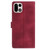 OnePlus 15 Rose Flower Embossing Pattern Leather Phone Case - Red