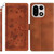 OnePlus 15 Secret Garden Butterfly Pattern Leather Phone Case - Brown