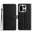 OnePlus 15 Silk Texture Horizontal Flip Leather Phone Case - Black