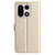 OnePlus 15 Silk Texture Horizontal Flip Leather Phone Case - Gold