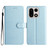 OnePlus 15 Silk Texture Horizontal Flip Leather Phone Case - Light Blue