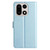 OnePlus 15 Silk Texture Horizontal Flip Leather Phone Case - Light Blue