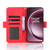 OnePlus 15 Skin Feel Calf Texture Card Slots Leather Phone Case - Red