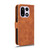 OnePlus 15 Skin Feel Magnetic Flip Leather Phone Case - Brown