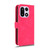 OnePlus 15 Skin Feel Magnetic Flip Leather Phone Case - Rose Red