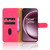 OnePlus 15 Skin Feel Magnetic Flip Leather Phone Case - Rose Red