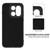 OnePlus 15 Solid Color Liquid Silicone Dropproof Full Coverage Phone Case - Black