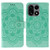 OnePlus 15 Sun Mandala Embossing Pattern Phone Leather Case - Green