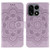 OnePlus 15 Sun Mandala Embossing Pattern Phone Leather Case - Purple