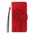 OnePlus 15 Tree & Cat Embossed Pattern Flip Leather Phone Case - Red
