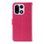 OnePlus 15 Tree & Cat Embossed Pattern Flip Leather Phone Case - Rose Red