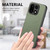 OnePlus 15 Twill Fabric Leather Skin Back Phone Case - Green