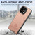OnePlus 15 Twill Fabric Leather Skin Back Phone Case - Pink