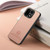 OnePlus 15 Twill Fabric Leather Skin Back Phone Case - Pink