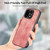 OnePlus 15 Vintage Leather PC Back Cover Phone Case - Pink