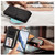 TCL 50 XL 5G Butterfly Love Flower Multi-card Zipper Wallet Leather Phone Case - Black
