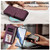 TCL 50 XL 5G Butterfly Love Flower Multi-card Zipper Wallet Leather Phone Case - Dark Purple