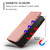 TCL 50 XL 5G Strong Magnetic Frosted Flip Leather Phone Case - Pink