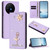TCL 50 XL 5G Ballet Girl Diamond Studded RFID Vegan Leather Phone Case - Light Purple