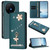 TCL 50 XL 5G Ballet Girl Diamond Studded RFID Vegan Leather Phone Case - Peacock Green